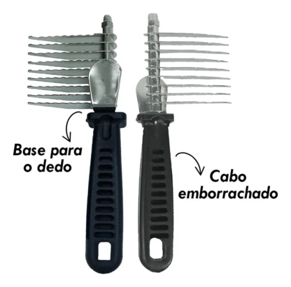 Desembolador Pet Caramelo™ – Cabo Plástico Ergonômico com 9 Lâminas de Aço