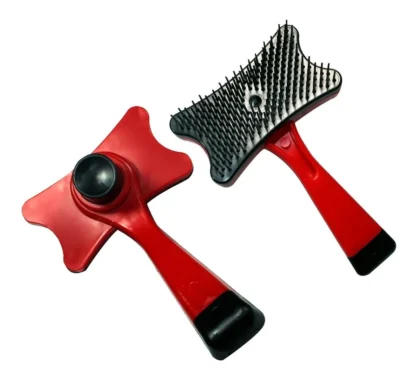 Rasqueadeira Autolimpante Pet Caramelo™ – Escova Tira Pelos para Cães e Gatos com Botão Clean - Imagem 7