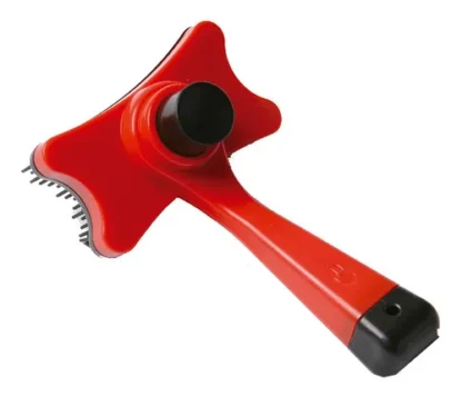 Rasqueadeira Autolimpante Pet Caramelo™ – Escova Tira Pelos para Cães e Gatos com Botão Clean - Imagem 4