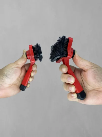 Rasqueadeira Autolimpante Pet Caramelo™ – Escova Tira Pelos para Cães e Gatos com Botão Clean - Imagem 3