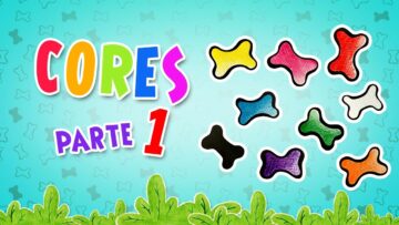 Aprendendo as CORES com ossinhos do Caramelo!!!