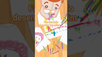 Com cores, vamos soltar a imaginação! 🎨🖌️  #shorts #mundobita