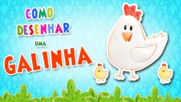 Como desenhar uma galinha | Turminha do Caramelo