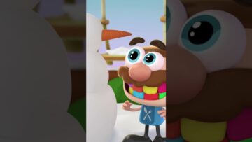 Construindo um boneco de neve juntos! #Shorts