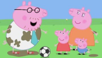 Daddy Pig the Football Star – Dirty Football Clothes need Washing