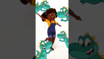 Dance com o Mundo Bita: Dinossauros. 🦖🦕🧡🎩  #shorts #mundobita