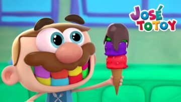 Desenho Infantil Totoy | Historia do José Totoy Fazendo Sorvete!!! Em português!!