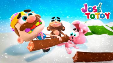 Desenho Infantil Totoy | José Totoy e a Historia da Tempestade de Neve!!! Em português!!