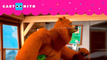 GRIZZY IRRITADO COM O VENTO | GRIZZY & THE LEMMINGS | CARTOONITO