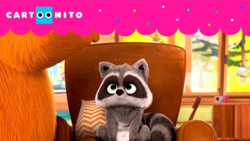 GRIZZY RECEBE UMA VISITA EM CASA | GRIZZY & THE LEMMINGS | CARTOONITO