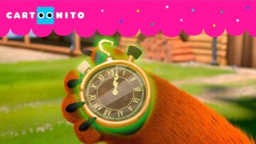 GRIZZY USA UM RELÓGIO MÁGICO PARA VOLTAR NO TEMPO | GRIZZY & THE LEMMINGS | CARTOONITO