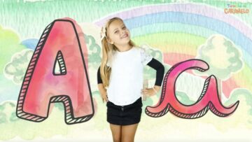 Letra A – Aprenda o alfabeto com a Turminha do Caramelo | Alfabetização