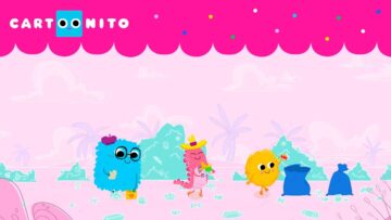 LIMPANDO A PRAIA COM UM PODEROSO ASPIRADOR | HEY FUZZY YELLOW | CARTOONITO