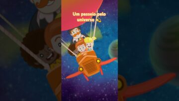 O Bita e a turminha se divertem entre constelações e planetas 🪐☄️🧡 #shorts #mundobita
