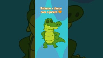 O jacaré tem um gingado único e adora levar um solzinho na pança! 🐊 #shorts #mundobita