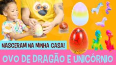OVO DE DRAGÃO E OVO DE UNICÓRNIO – Nasceram na minha casa | Podcast da Turminha do Caramelo