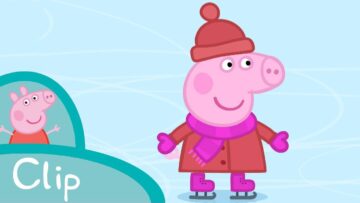 Peppa Pig Episodes – Peppa learns to ice skate (clip)
