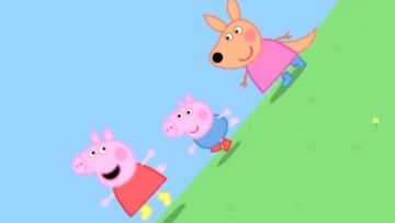 Peppa Pigs New Friend Kylie the Kangaroo! Making New Friends Is Fun!