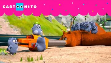 QUANDO A FLORESTA VIROU CAMPO DE BATALHA! | GRIZZY & THE LEMMINGS | CARTOONITO