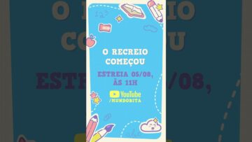 Tá chegando clipe novo! Aqui vai um trechinho de O recreio começou! 🧡👀